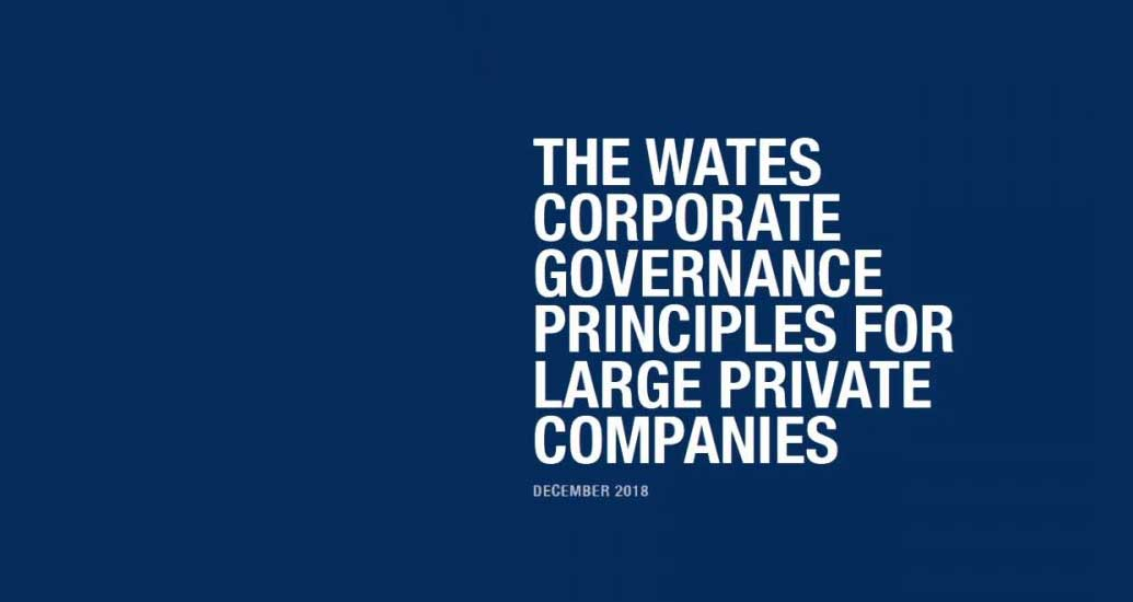 Wates Corporate Governance Principles: First Year Reporting