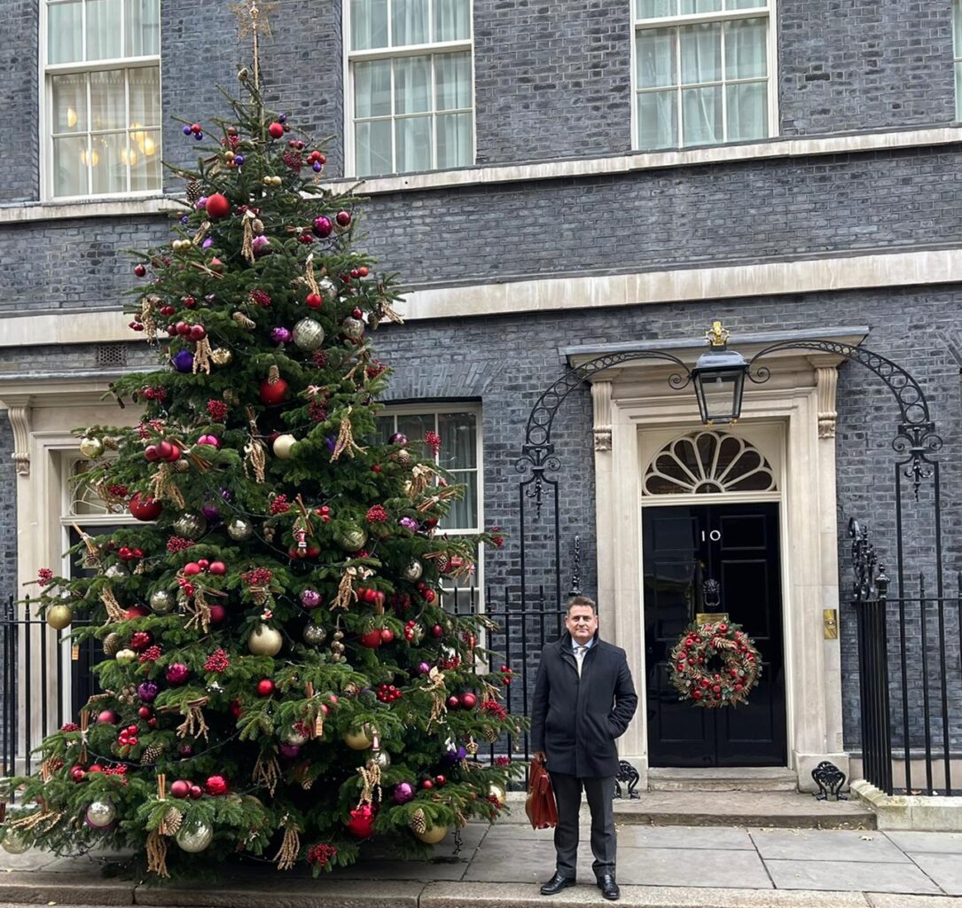 FBUK CEO Neil Davy in Downing Street